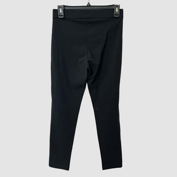 Theory Black Pull On Legging in Stretch Knit Ponte Pants S ($195) - Picture 2 of 7